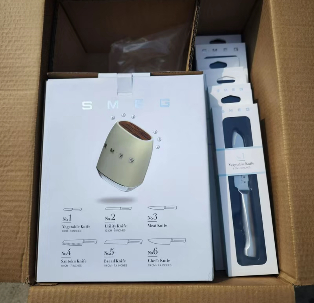 German SMEG Knife Set Kitchen - Image 4