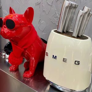 German SMEG Knife Set Kitchen